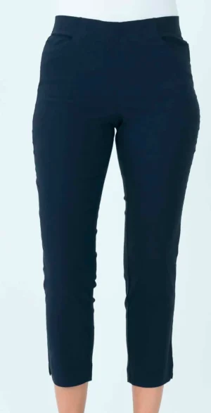 Lucky Lasts>Renoma ( The Miranda Pant) 7/8 Pocket Pant Black/White Size 10/12