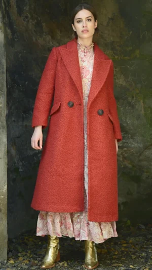 Jackets|Trelise Cooper>Trelise Cooper Act The Coat - Rust Size 12