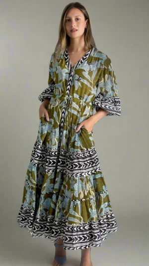 Maxi Dresses|Sleeved Dresses>Trelise Cooper All Together Now Dress - Cooper