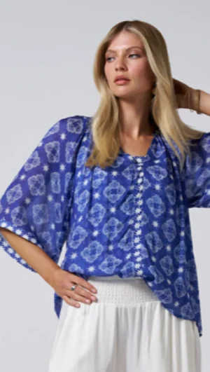 Blouses|Loobies Story>Loobies Story Aria Blouse Size 16