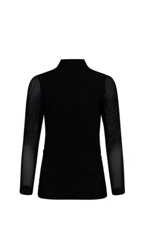 Tops|Tops>Loobies Story Aston Ruched Top  - Black