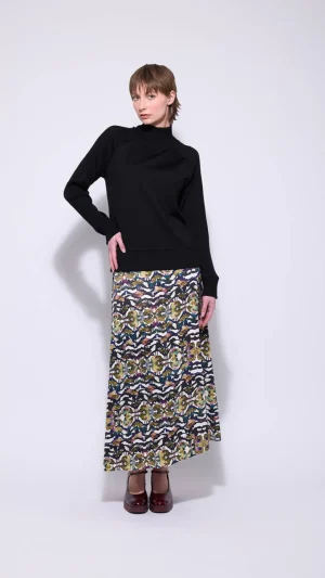 Knitwear|Neris>Neris Back Story Jumper - Black