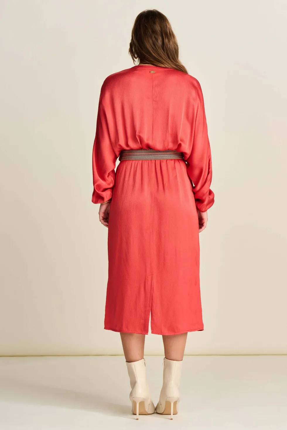 baked-red-belted-dress-lLcechvL-3.webp Midi Dresses|POM Amsterdam>POM Amsterdam Baked Red Belted Dress