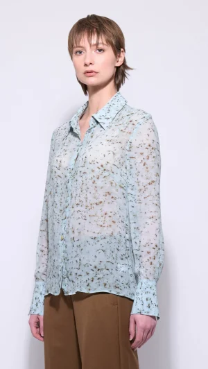 Blouses|Shirts Edit>Neris Blake Shirt - Matcha Green