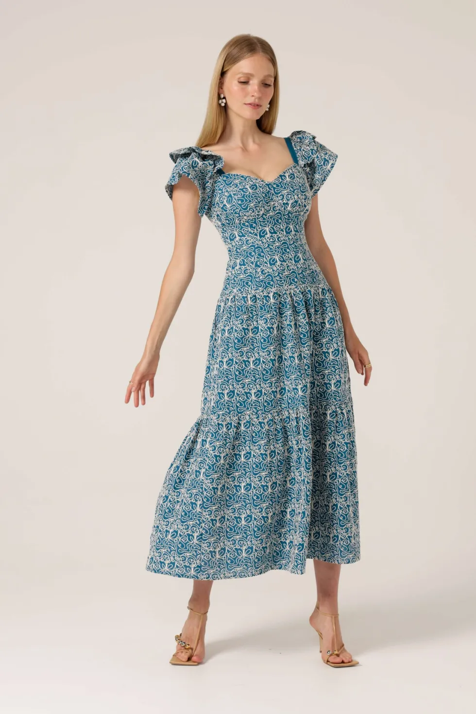 blue-wing-maxi-dress-size-10-YnKVZkms-2.webp Maxi Dresses|Sacha Drake>Sacha Drake Blue Wing Maxi Dress Size 10