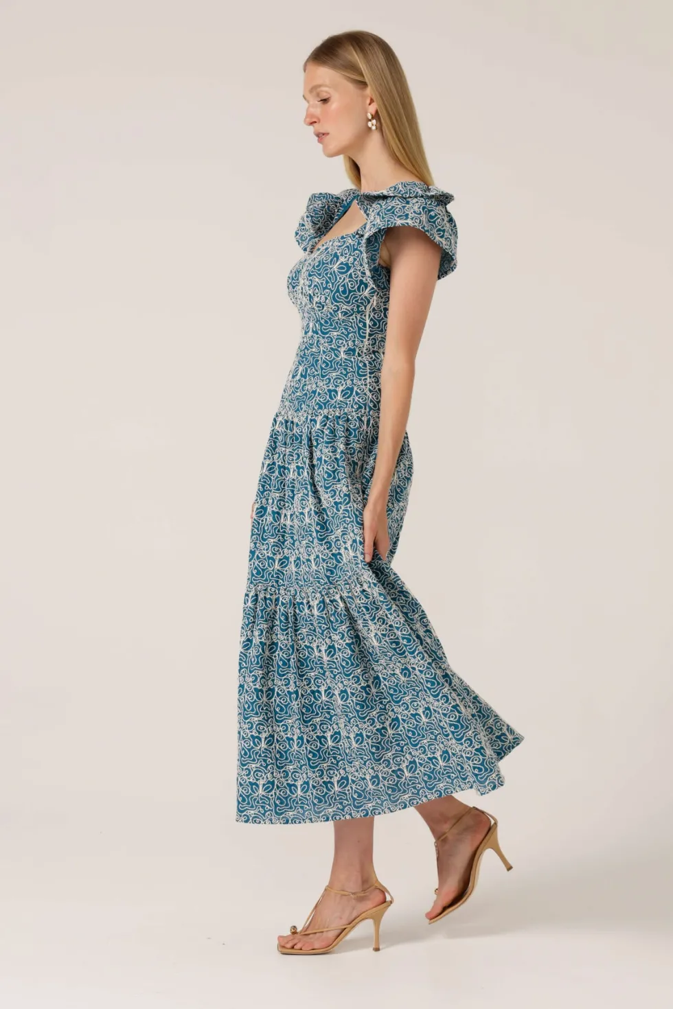 blue-wing-maxi-dress-size-10-YnKVZkms-4.webp Maxi Dresses|Sacha Drake>Sacha Drake Blue Wing Maxi Dress Size 10