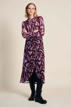 Skirts|POM Amsterdam>POM Amsterdam Brown Feathers Skirt