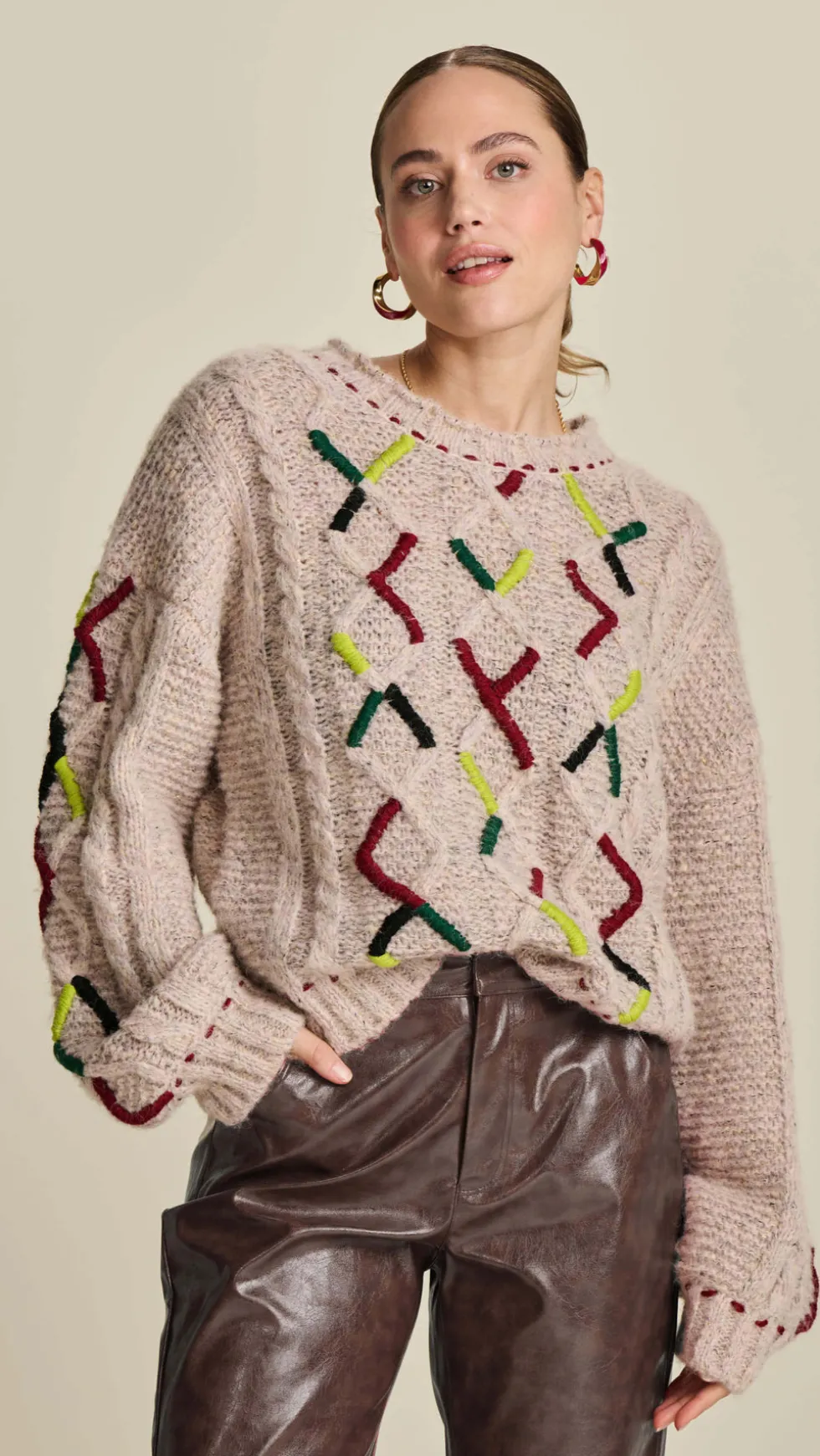 cable-soft-pink-sweater-HfbKjTUe-0.webp Knitwear|POM Amsterdam>POM Amsterdam Cable Soft Pink Sweater