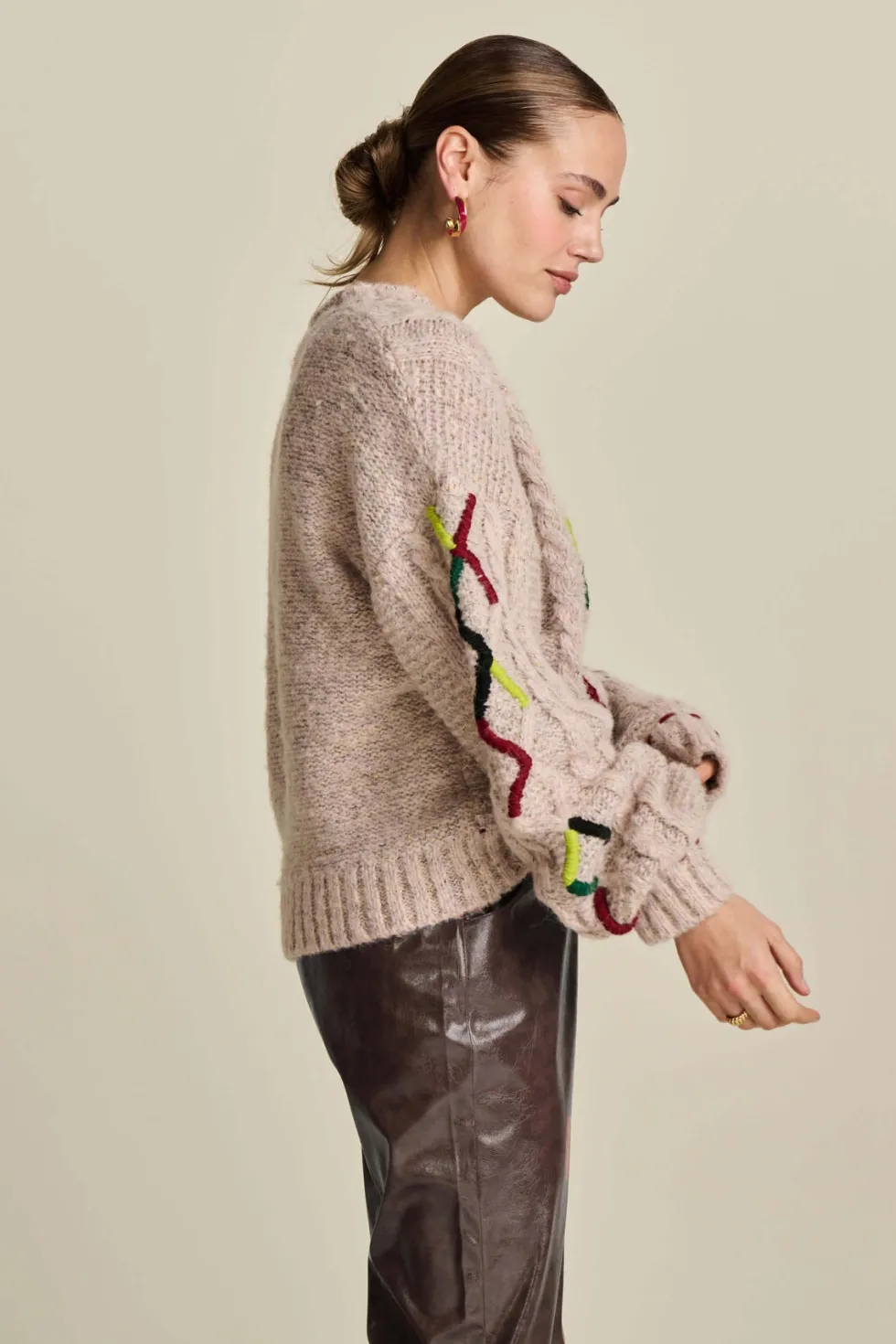 cable-soft-pink-sweater-HfbKjTUe-3.webp Knitwear|POM Amsterdam>POM Amsterdam Cable Soft Pink Sweater
