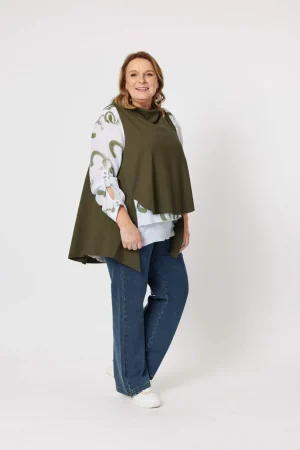 Tops|Tops>Clarity Cameron Layer Top - Moss