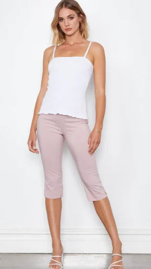 Pants Edit|Shorts>Holmes u0026 Fallon Capri Side Panel Pant - Pale Pink