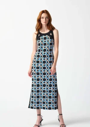 Maxi Dresses|Joseph Ribkoff>Joseph Ribkoff Casablanca Geomteric Print Maxi  Dress 242080