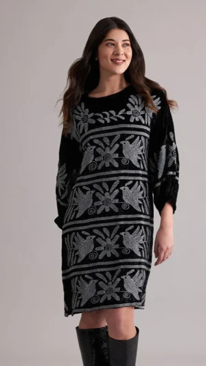 Maxi Dresses|Knee Length Dresses>Foil Casino Royale Dress