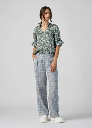 Pants Edit|Suits & Matching>Madly Sweetly Checked In Pant