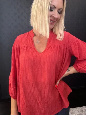 Blouses|Madly Sweetly>Madly Sweetly Chroma Blouse - Sienna