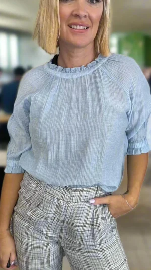 Tops|Tops>Madly Sweetly Chroma Tee - Blue/White