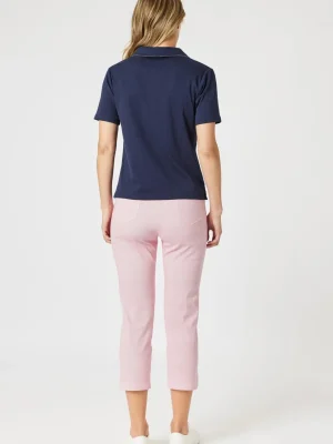 Tees|Plus Size - Curves 16-20>Gordon Smith Classic Rib Polo - Navy