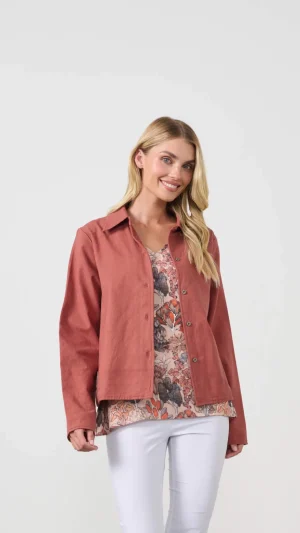 Jackets|Holmes & Fallon>Holmes u0026 Fallon Collared Pocket Jacket