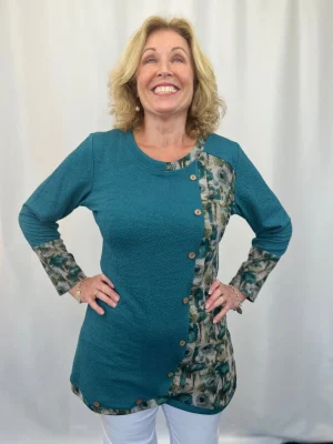 Tops|Tops>Samsaara Daiki Top - Teal