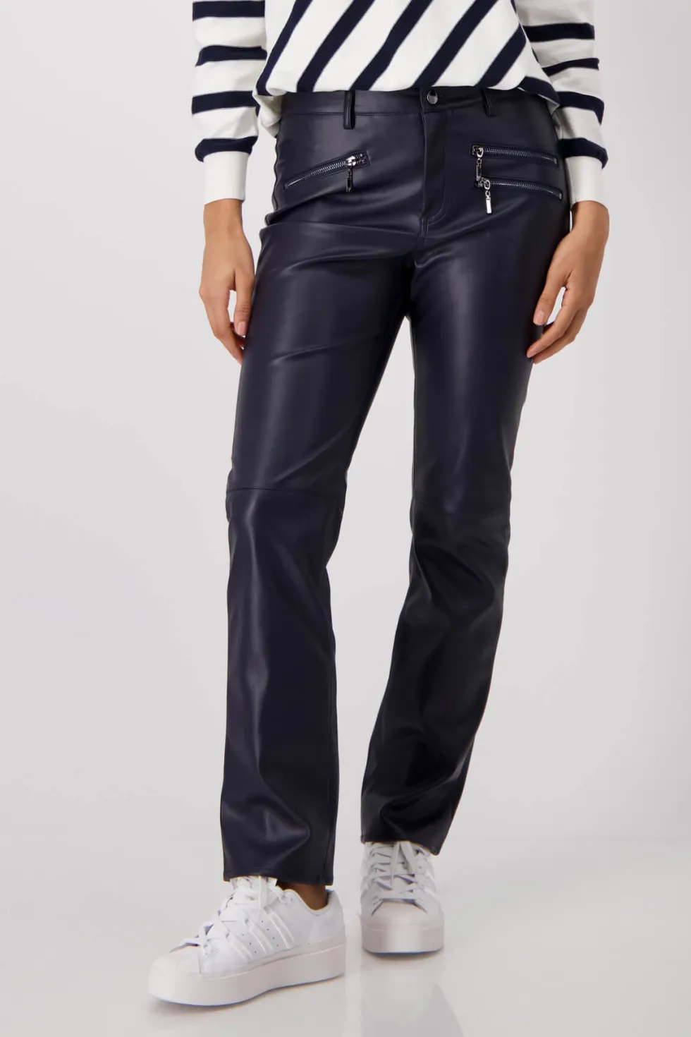 faux-leather-zip-pocket-pants-rRDwKeQl-4.webp Pants Edit|Monari>Monari Faux Leather Zip Pocket Pants - Deep Ocean Blue