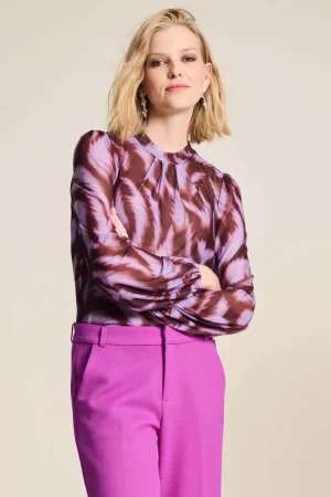 Tops|Tops>POM Amsterdam Feathers Top Brown