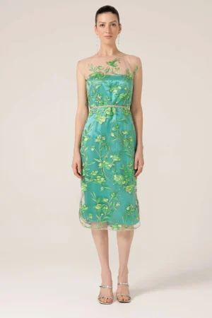 Midi Dresses|Sacha Drake>Sacha Drake Glistening Tanager Dress