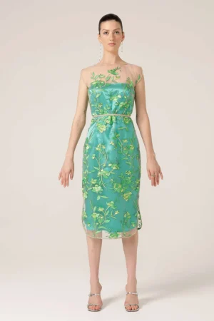 Midi Dresses|Sacha Drake>Sacha Drake Glistening Tanager Dress
