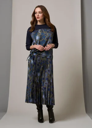 Skirts|Loobies Story>Loobies Story Greenwich Skirt -Olive Multi Size 10