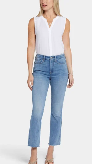 Pants Edit|Jeans>NYDJ High Rise Billie Mini Boot Ankle Fray Jean - Crescent Shore