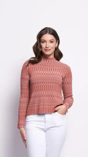 Tops|Tops>Foil In The Mix Top