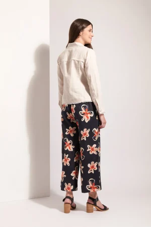 Pants Edit|Casual Pants>Foil It's Only Natural Pant - Flower Doodle