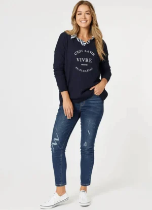 Pants Edit|Jeans>Threadz LA Stretch Pull On Jean - Dark Denim Size 10