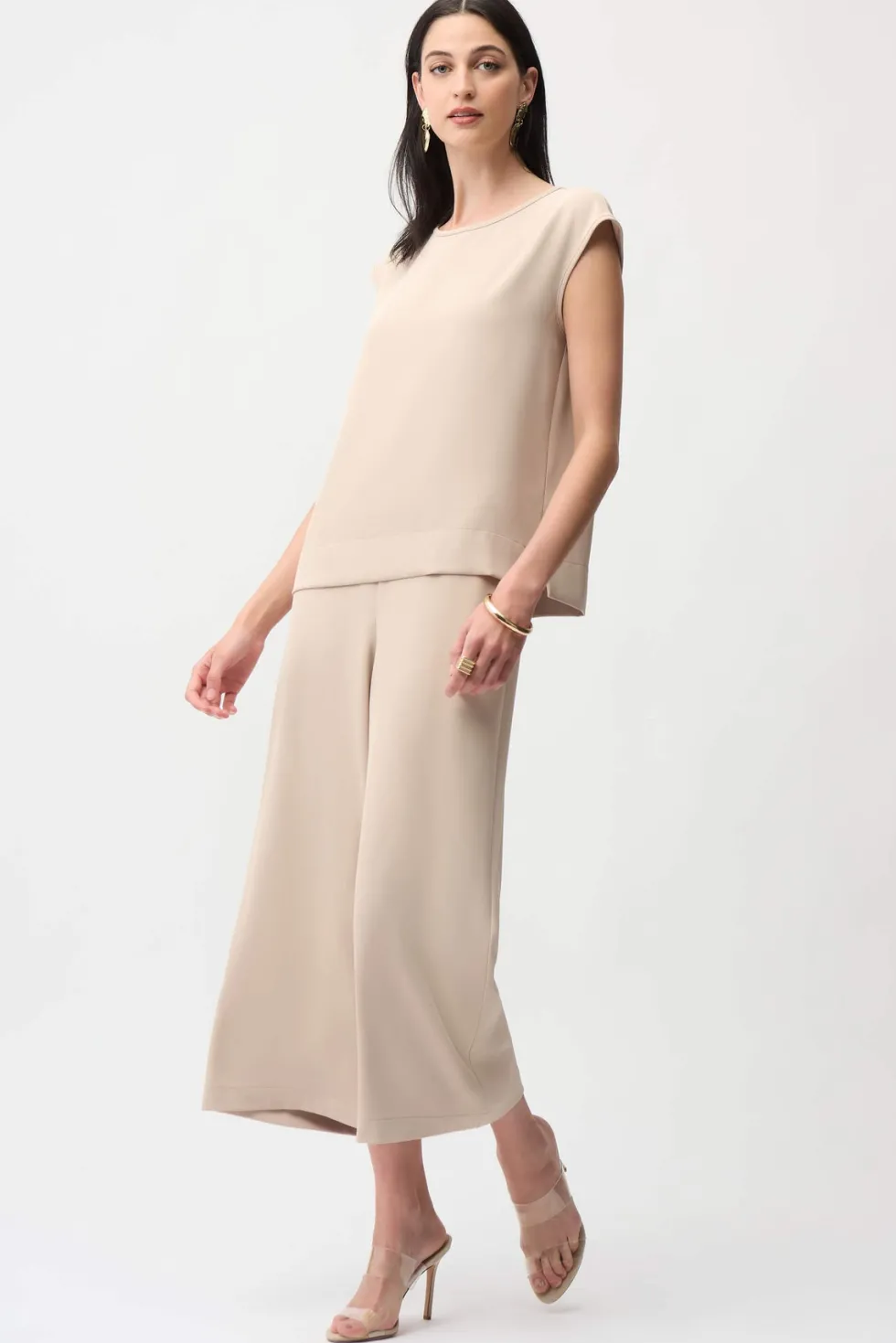 la-vie-pull-on-culotte-pants-i-VgplPLHt-4.webp Pants Edit|Joseph Ribkoff>Joseph Ribkoff La Vie Pull-On Culotte Pants in Parchment u0026 Navy 261121