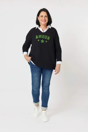 Knitwear|Threadz>Threadz L'Amore Knit - Black