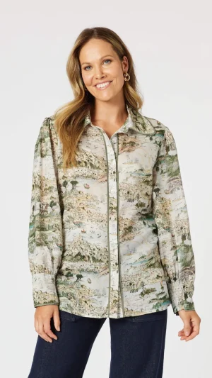 Tops|Tops>Hammock u0026 Vine Landscape Shirt Size