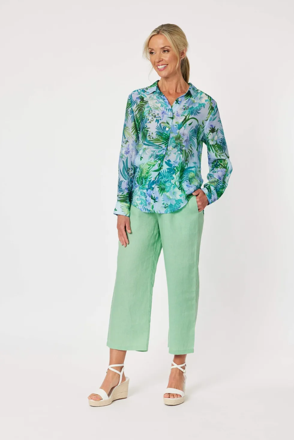 lara-linen-wide-leg-pant-min-uuLoYxSo-3.webp Pants Edit|Linen Pants>Gordon Smith Lara Linen Wide leg Pant - Mint