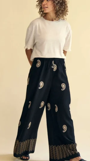 Pants Edit|Dress Pants>Mos Mosh Lari Embroidery Pant