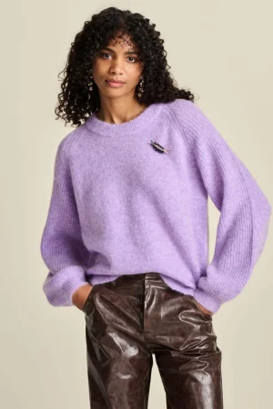 Knitwear|POM Amsterdam>POM Amsterdam Lavender Pullover Au10