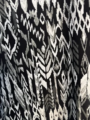 FOIL|Lucky Lasts>Foil Long Slim Trapeze Pant - Dreamcatcher Mono Size 8