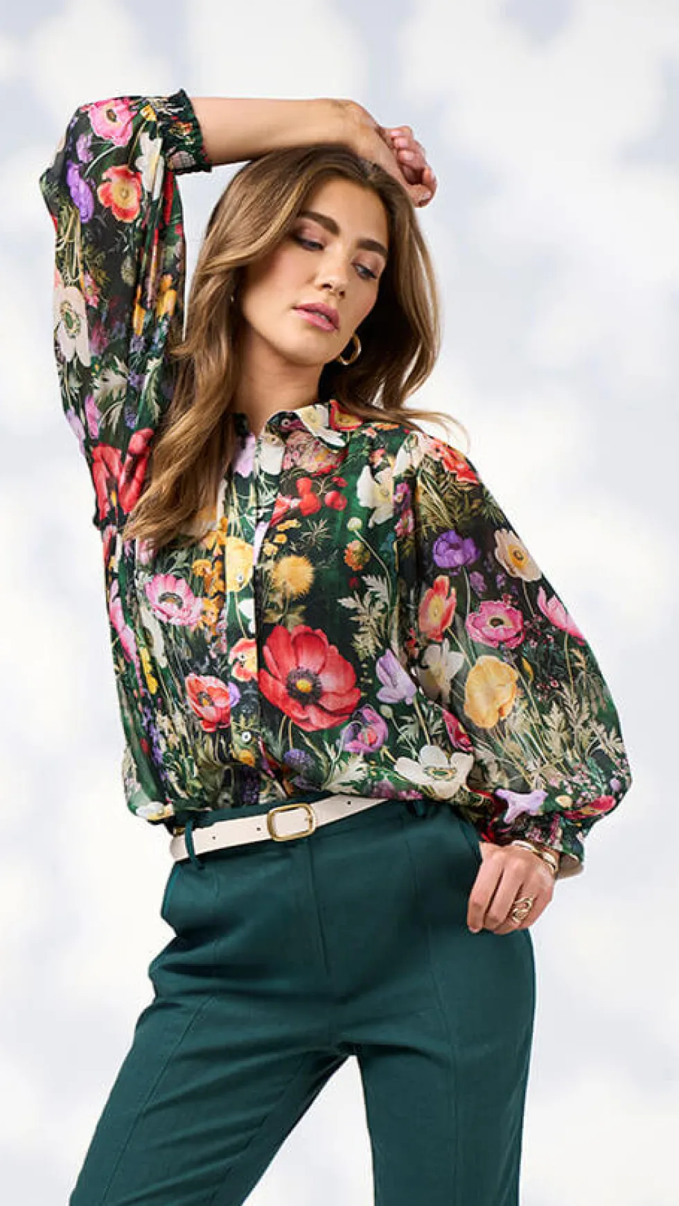 looking-glass-shirt-ivy-mult-ZVdjyqZy-0.webp Blouses|Shirts Edit>Loobies Story Looking Glass Shirt - Ivy Multi