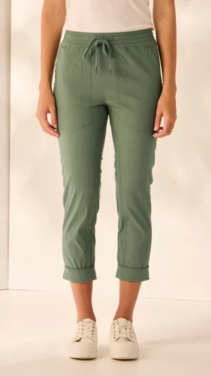 Pants Edit|Casual Pants>Lania LTL Port 7/8 - Sage