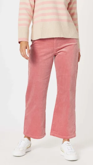 Pants Edit|Casual Pants>Threadz Lucy Stretch Cord Pant - Blush