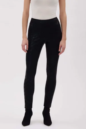 Up! Pants>Up! Pants Luxury Ponte 28 Inch Straight Leg Pant - Shiny Snake 67357 Au10