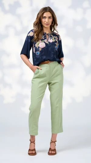 Blouses|Loobies Story>Loobies Story Maeve Blouse - Indigo