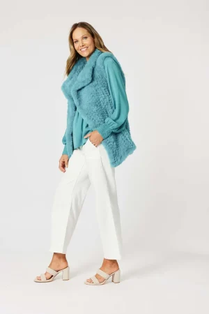 Jackets|Hammock & Vine>Hammock u0026 Vine Minx Vest - Light Teal