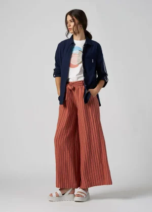 Madly Sweetly|Lucky Lasts>Madly Sweetly Mixed Media Shirt - Navy Size 14