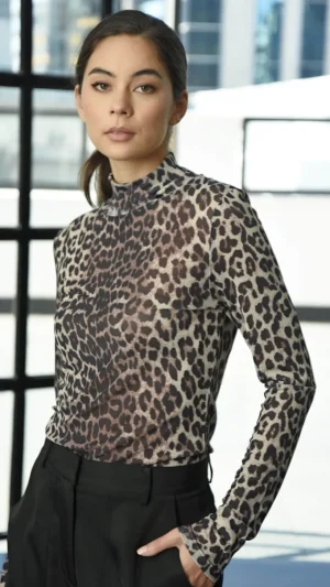 Tops|Tops>Trelise Cooper Neck Of The Woods Top - Leopard Size XS