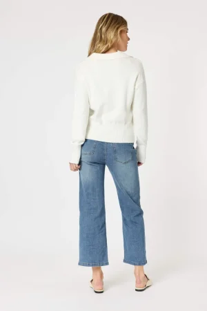 Knitwear|Gordon Smith>Gordon Smith Newport Jumper -  Ivory