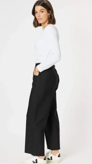 Pants Edit|Clarity>Clarity Nicky Pinstripe Pant - Natural/Black