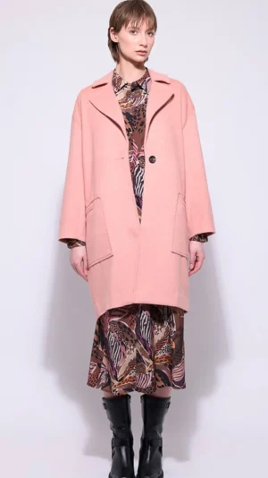 Jackets|Neris>Neris Polly Coat - Pink Salt